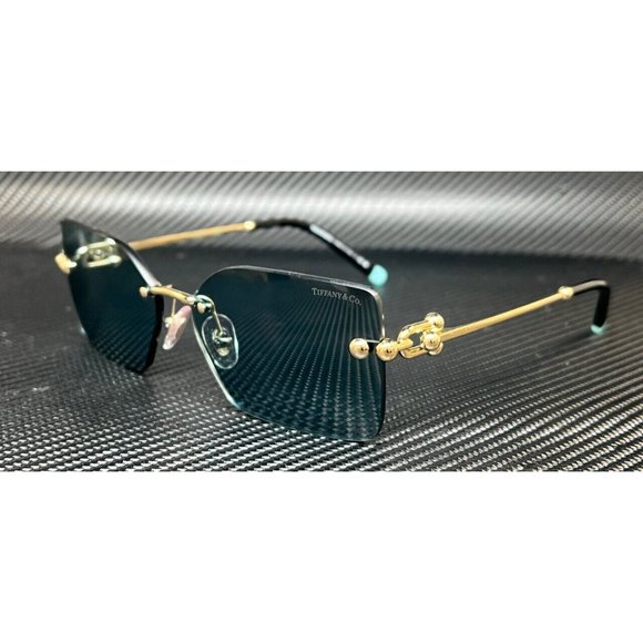 Tiffany Gold Light Blue Women\'s 59mm Sunglasses main image 4